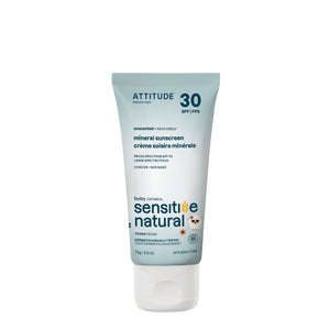 Crème solaire minérale bébé - Peau sensible FPS 30